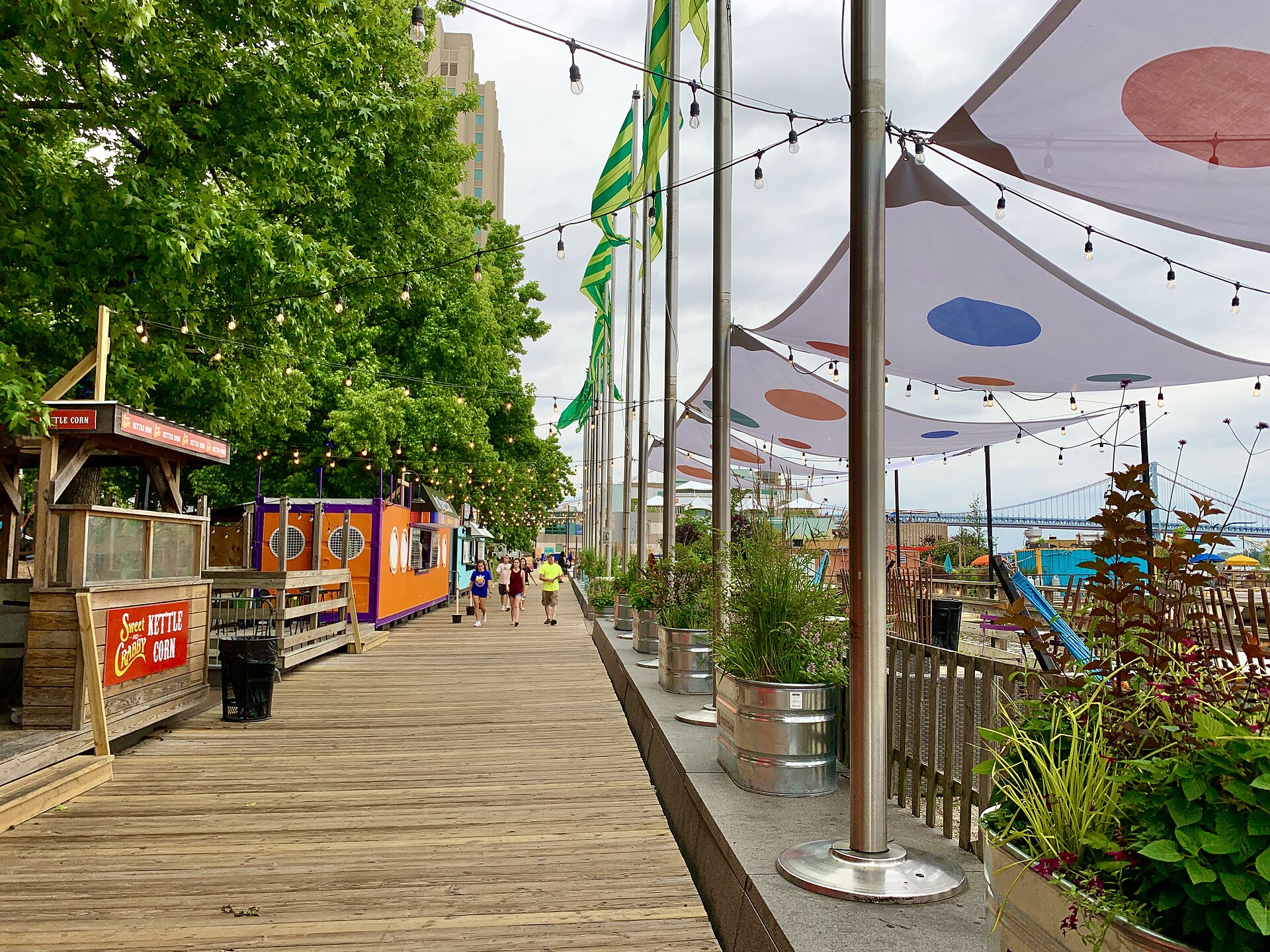 Spruce Street Harbor Park turns the Delaware waterfront into an evening plan